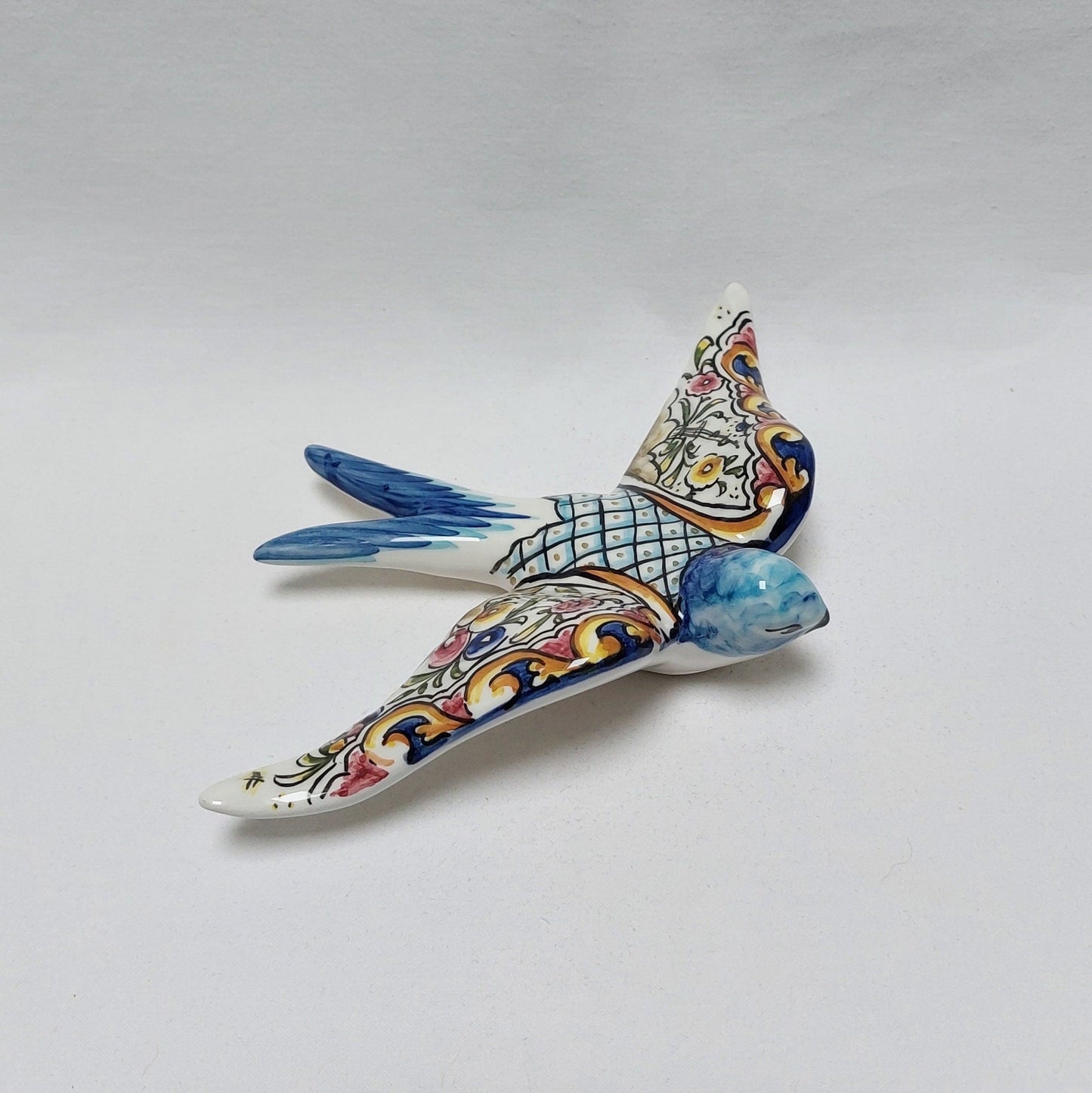 Ceramic swallow, Portuguese ceramic swallow, Portuguese ceramics, Ceramic Wall Decor , Hand painted ceramic swallows,