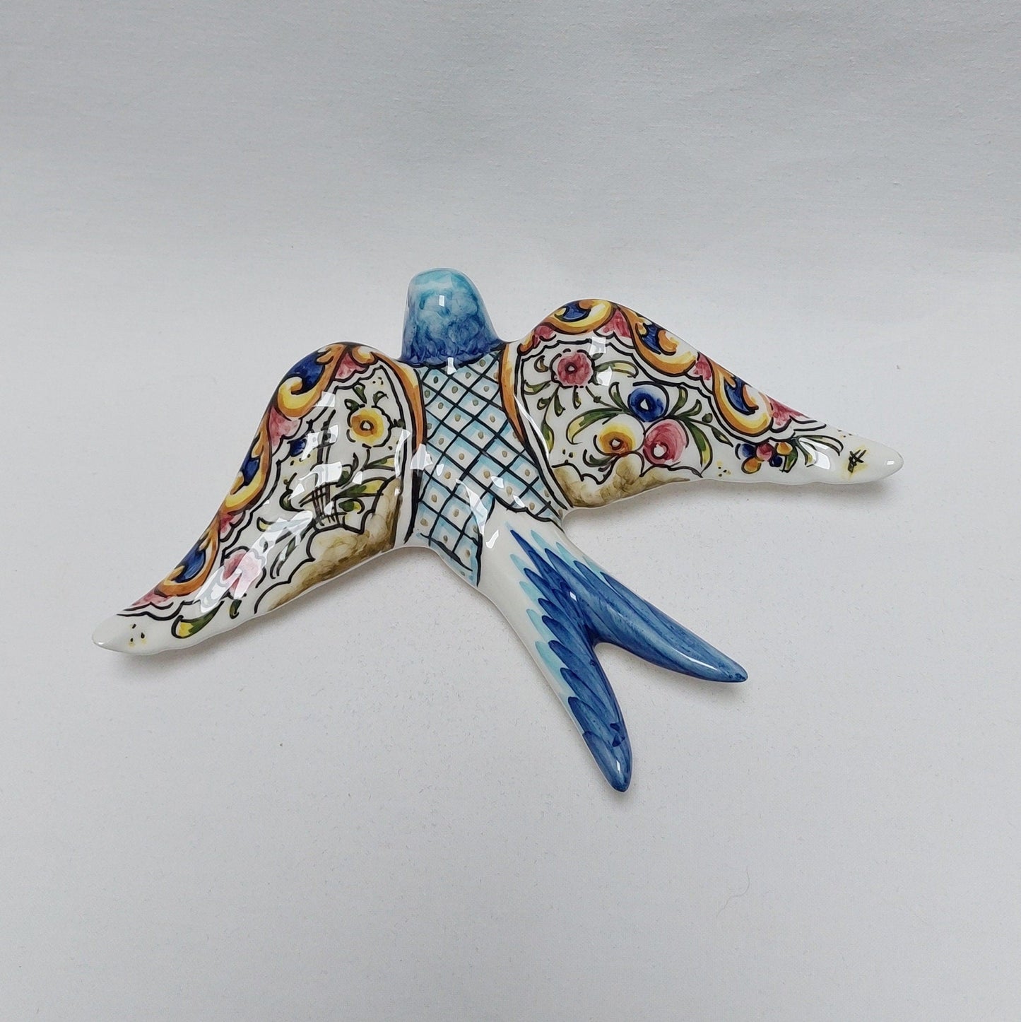 Ceramic swallow, Portuguese ceramic swallow, Portuguese ceramics, Ceramic Wall Decor , Hand painted ceramic swallows,