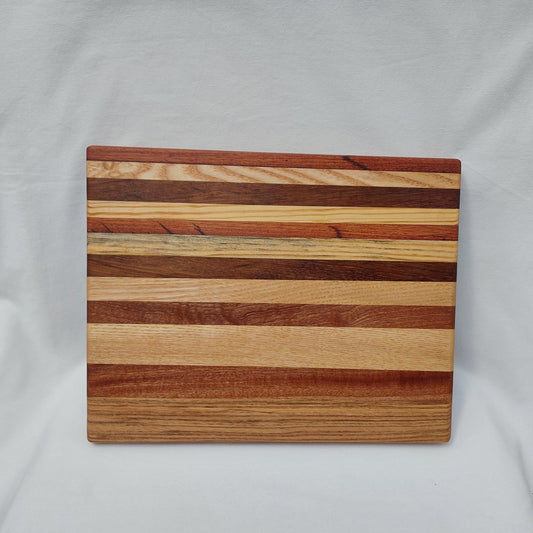 Handmade Wooden Cutting Board: Large Serving Board, Wood Trivet