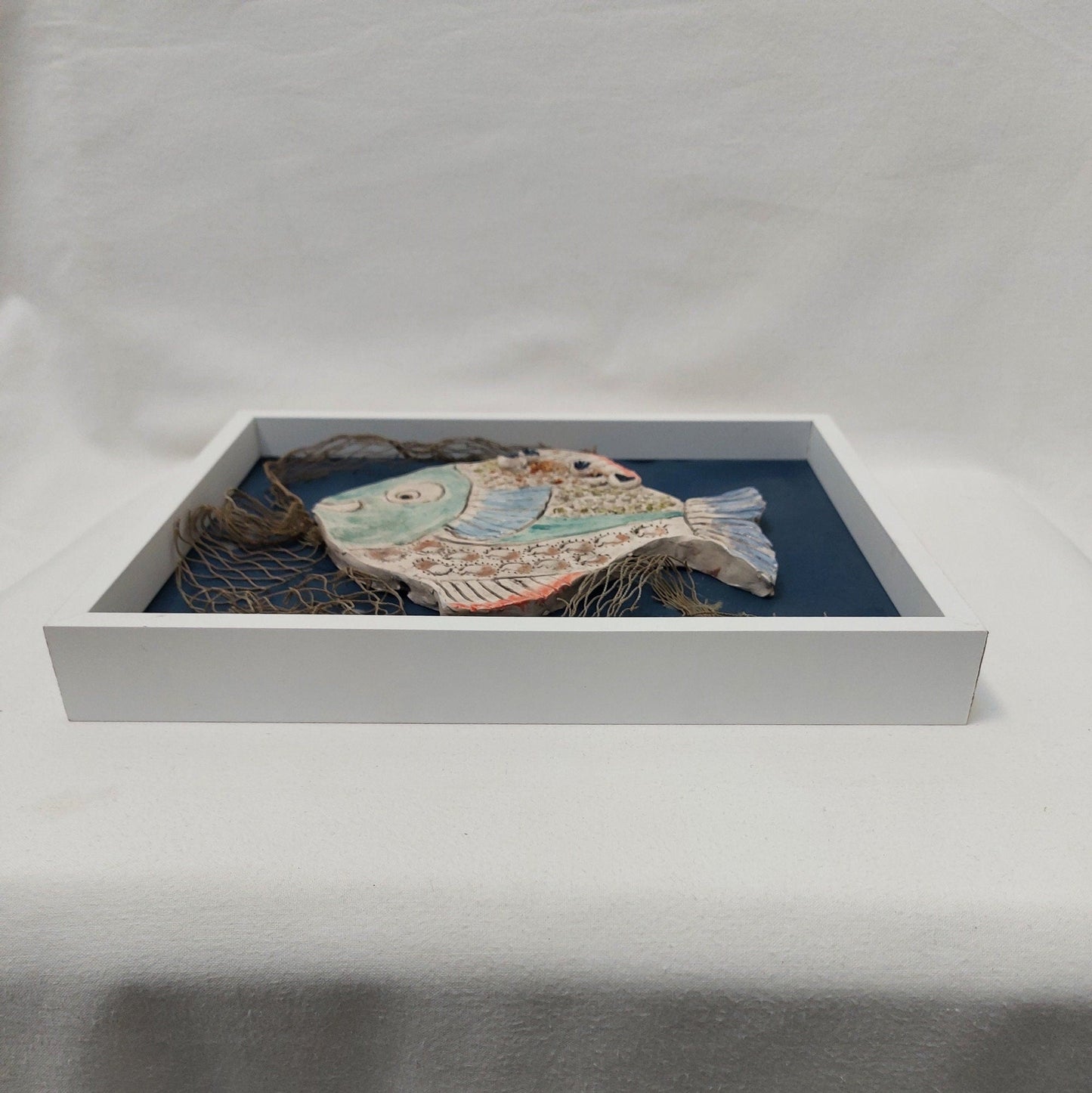Fish Sea Wall Art| Ceramic Fish Wall Decoration| Fish Sculpture| Bottom of the Sea Wall Decoration|Sea Sculpture Relieve|Ocean Wall art