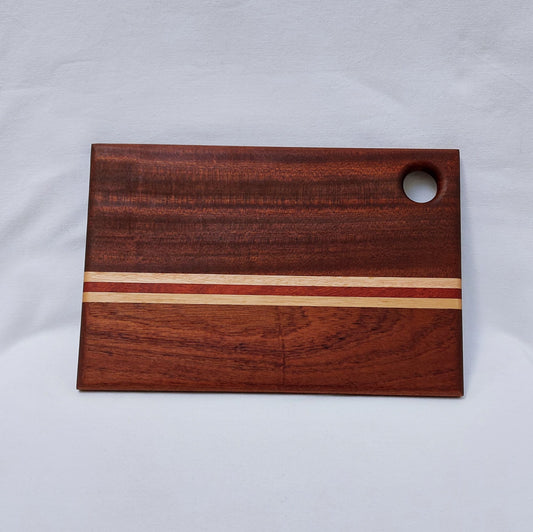 Handmade Solid Wood Cutting Board, Cheese Board & Trivet