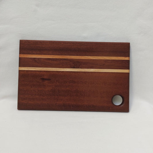 Handmade Solid Wood Cutting Board/Trivet, Beeswax Finish