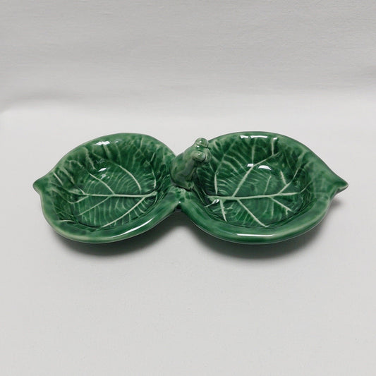 Appetizer ceramic cabbage plate, Portuguese Ceramic Appetizer Plate cabbage, Singular Christmas Portuguese gifts