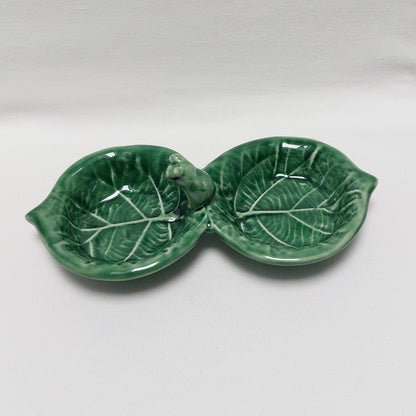 Appetizer ceramic cabbage plate, Portuguese Ceramic Appetizer Plate cabbage, Singular Christmas Portuguese gifts