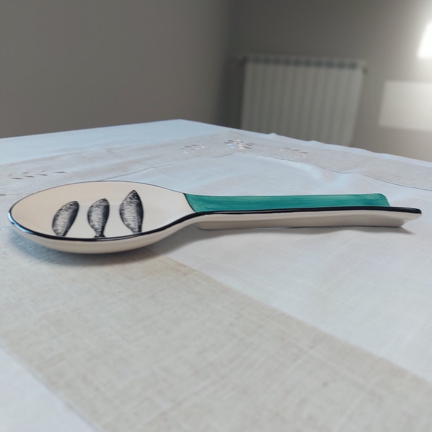 Ceramic Spoon Rest| Portuguese Sardines Decorative Ceramic| Traditional portuguese ceramic| Gifts for chefs