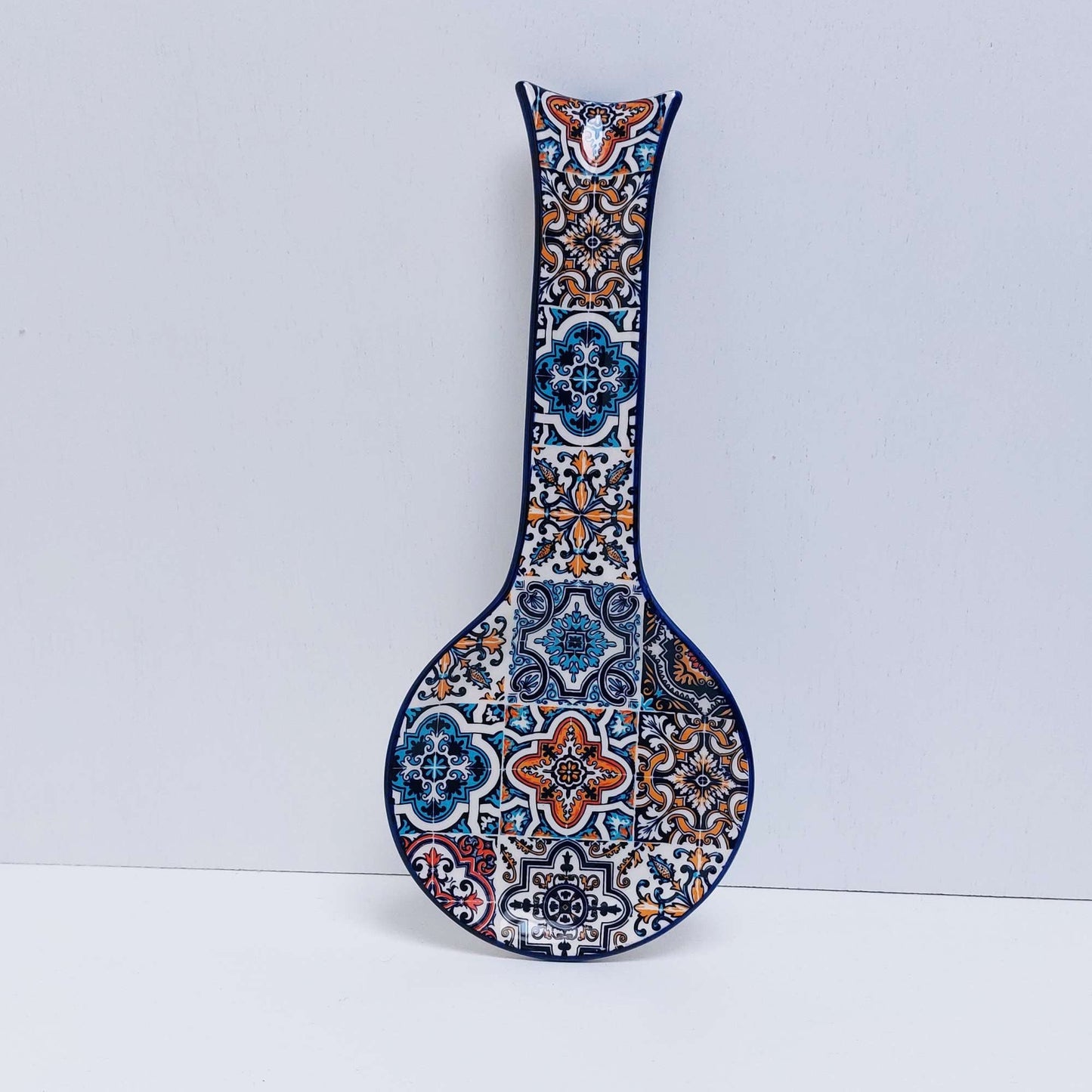 Ceramic Spoon Rest| Portuguese Tiles Decorative Ceramic| Traditional portuguese ceramic| Gifts for chefs