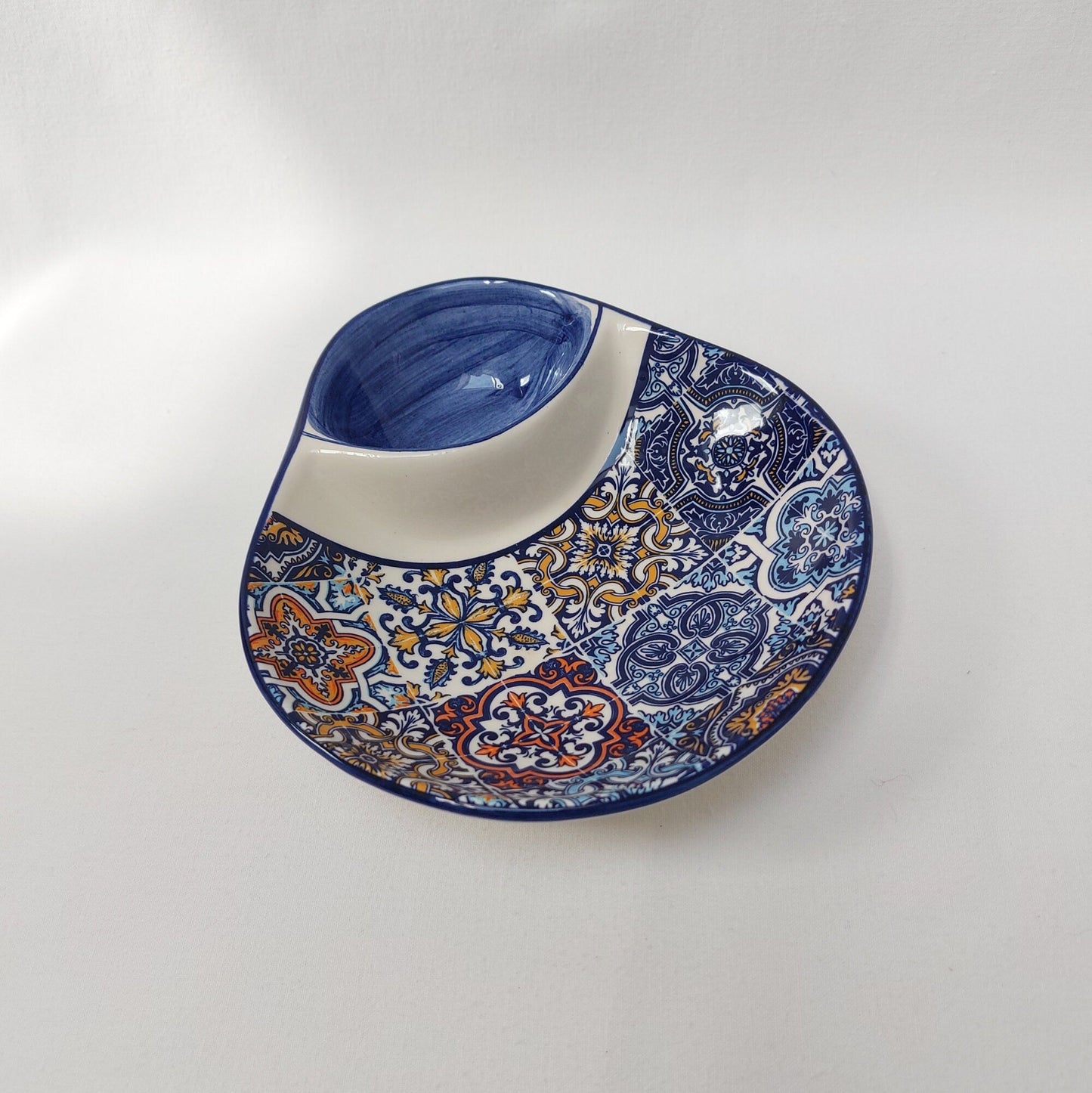 Portuguese olive dish, Spice dish, Ceramic Tile Olive dish, Appetizer dish, Portuguese saucer olive, Portuguese dish for olives and pits