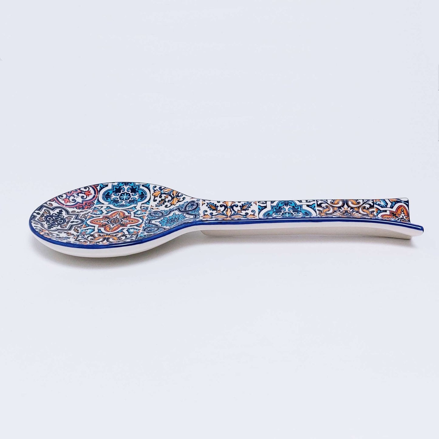 Ceramic Spoon Rest| Portuguese Tiles Decorative Ceramic| Traditional portuguese ceramic| Gifts for chefs