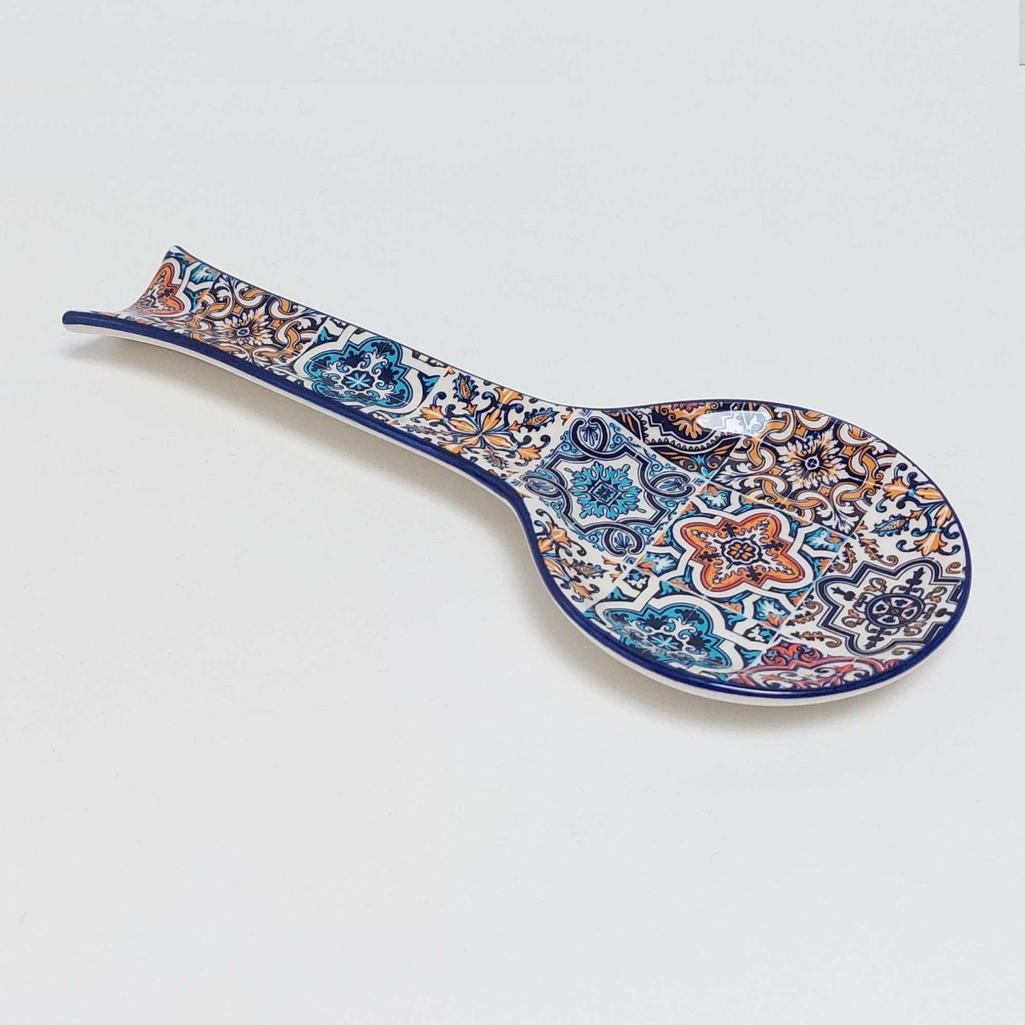 Ceramic Spoon Rest| Portuguese Tiles Decorative Ceramic| Traditional portuguese ceramic| Gifts for chefs