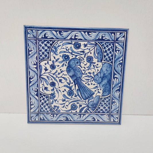 Hand painted portuguese tile, Decorative Tile, Portuguese Ceramic Tile, Portuguese Tile, Portuguese Traditional Tile