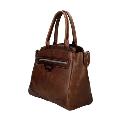 Leather brown handbag, Genuine leather bag, Women's leather bag brown, Women's leather bag