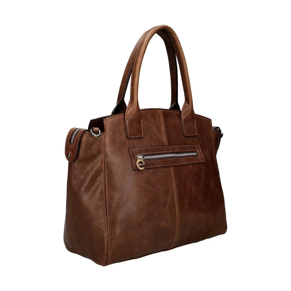 Leather brown handbag, Genuine leather bag, Women's leather bag brown, Women's leather bag