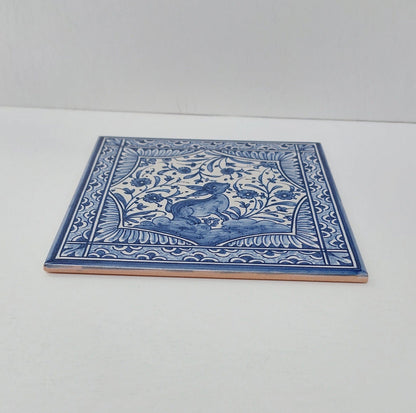 Hand painted portuguese tile, Decorative Tile, Portuguese Ceramic Tile, Portuguese Tile, Portuguese Traditional Tile