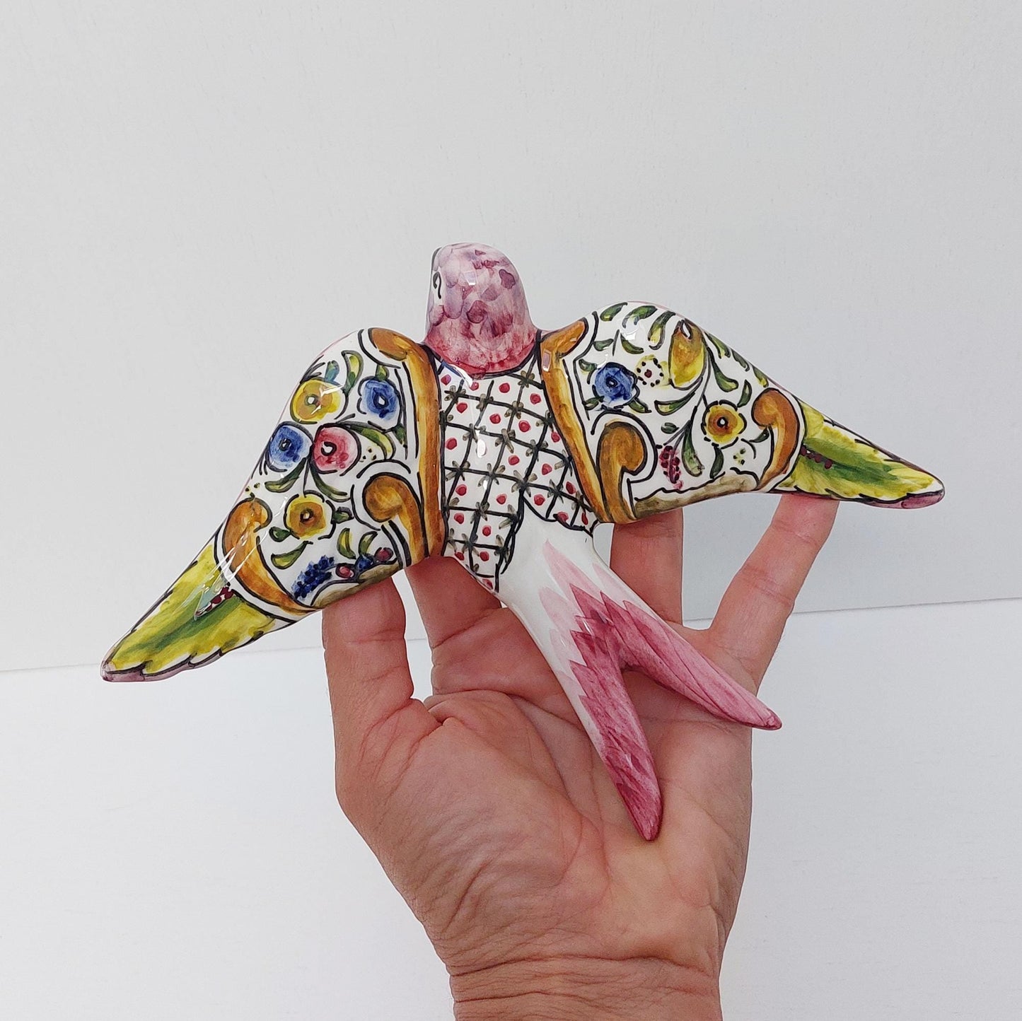 Ceramic swallow, typical portuguese ceramic swallow, Portuguese ceramics, Ceramic Wall Decor , Hand painted ceramic swallows,