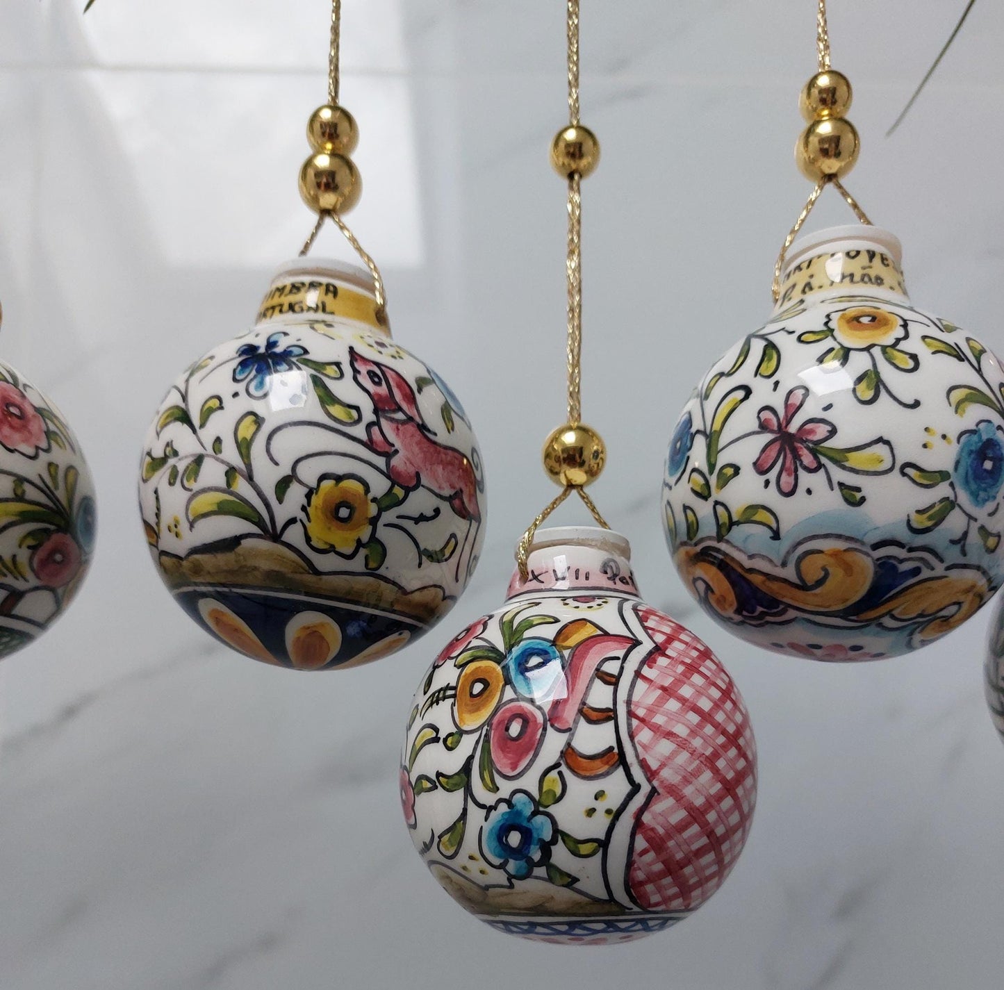 1x Christmas Balls Ornaments Handpainted| Hand painted Ceramic Christmas Balls| Portuguese Ceramic handpainted| Christmas gifts