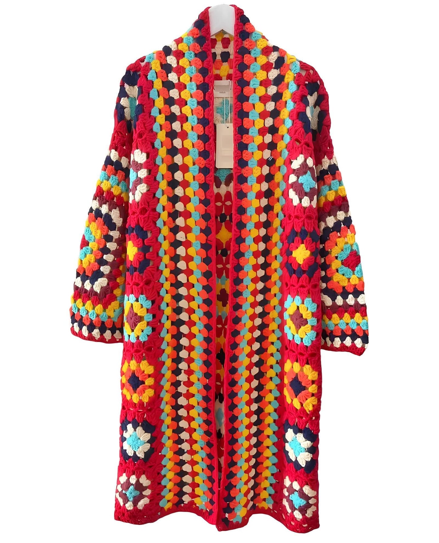 Granny square cardigan, Cotton Crochet Cardigan, Handmade Cardigan, Christmas singular Gifts, Gifts for her