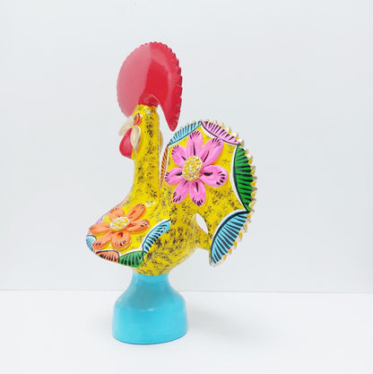 Hand-Painted Barcelos Rooster | Portuguese Ceramic Folk Art Decor