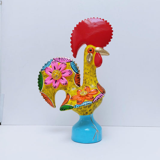 Hand-Painted Barcelos Rooster | Portuguese Ceramic Folk Art Decor