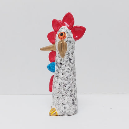 Hand Painted Ceramic Barcelos Rooster - Portuguese Folk Art Decor