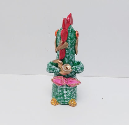 Hand Painted Ceramic Barcelos Rooster, Portuguese Folk Art