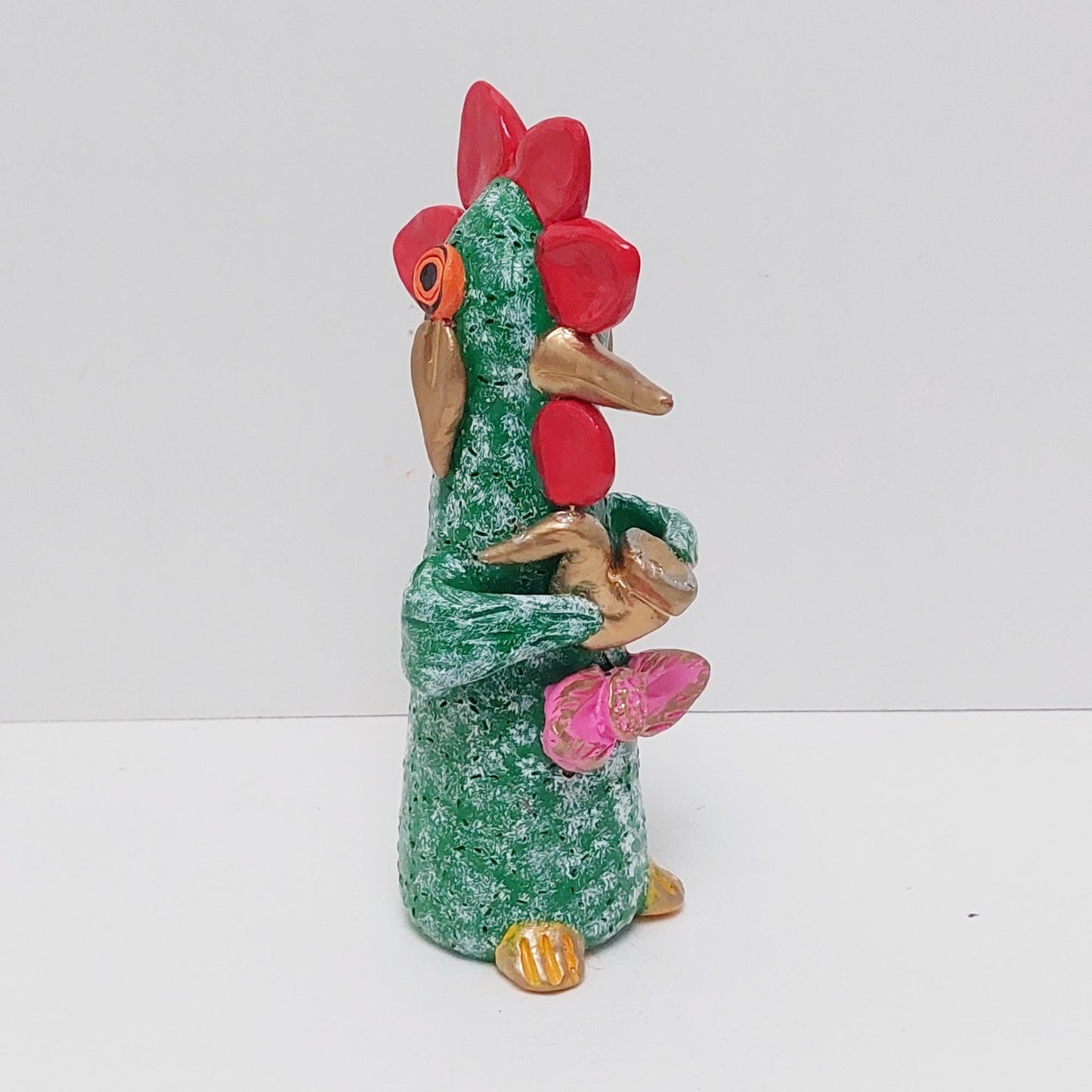 Hand Painted Ceramic Barcelos Rooster, Portuguese Folk Art