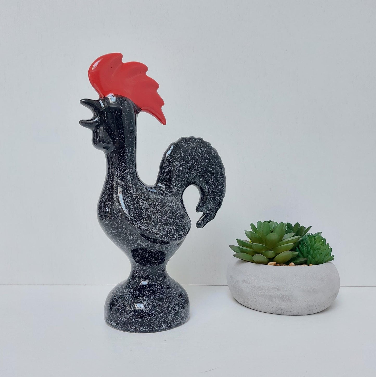 Hand-Painted Ceramic Barcelos Rooster - Portuguese Souvenir Gift