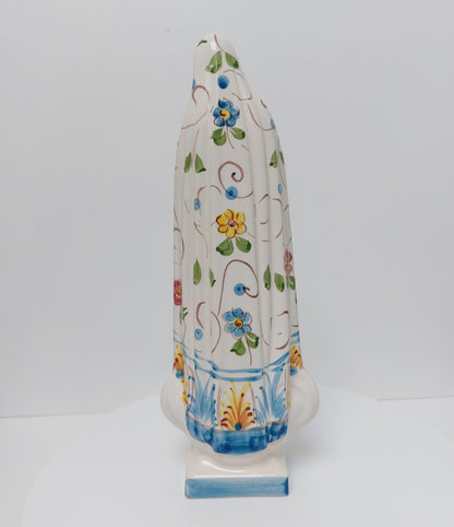 Hand Painted Our Lady Fatima Statue, Portuguese Catholic Gift