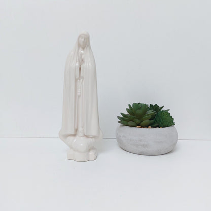 Handmade Portuguese Our Lady Fatima Statue, Catholic Gift