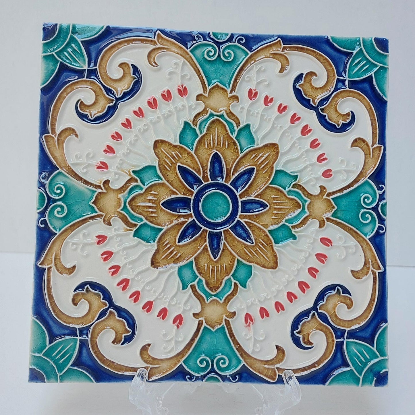 Portuguese Ceramic Tiles, Tiles Wall Art, Ceramic Tiles Hand Painted, Gifts for Christmas, Portuguese Art, Portuguese Art Azulejos, Ceramics