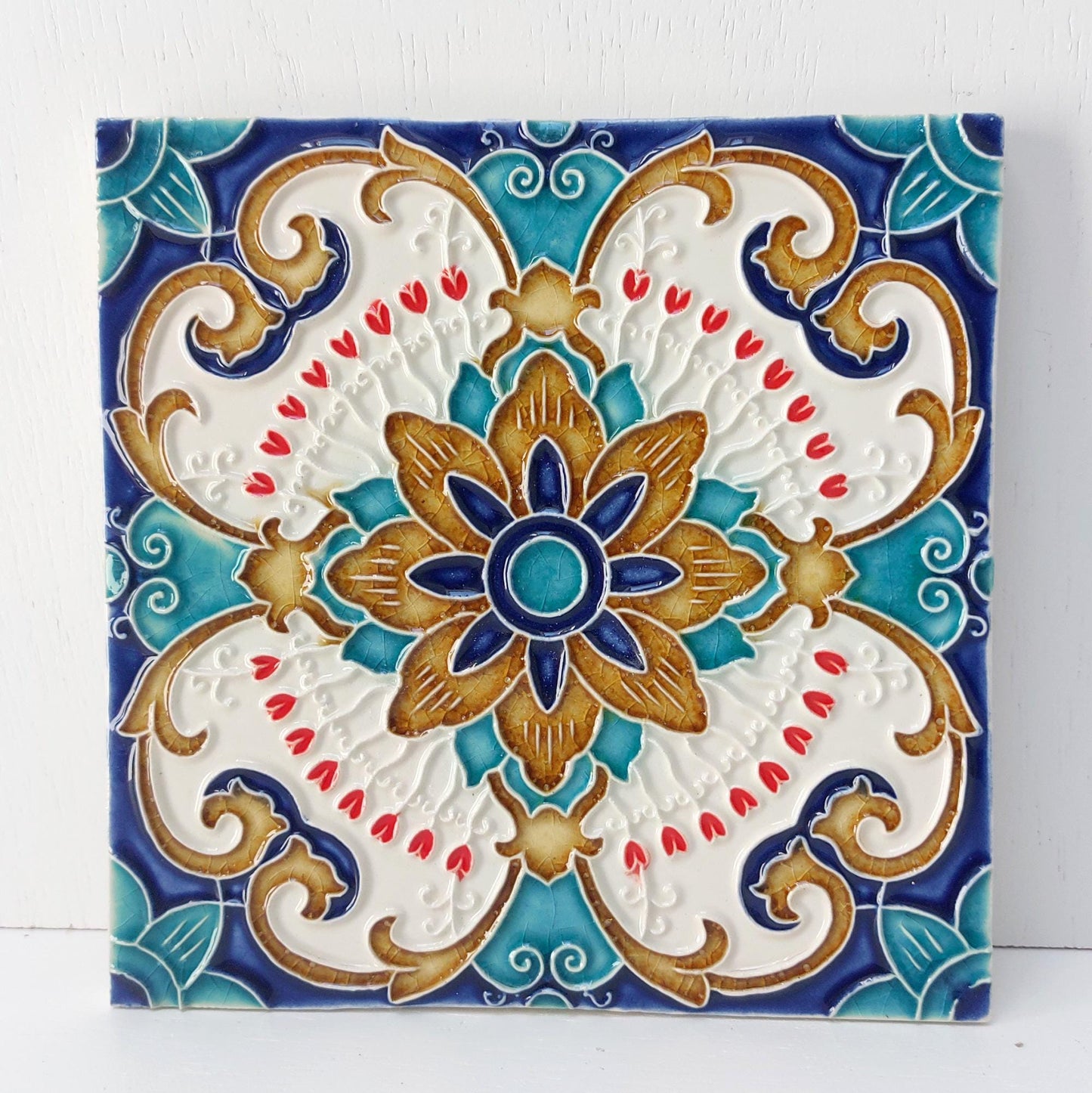 Portuguese Ceramic Tiles, Tiles Wall Art, Ceramic Tiles Hand Painted, Gifts for Christmas, Portuguese Art, Portuguese Art Azulejos, Ceramics