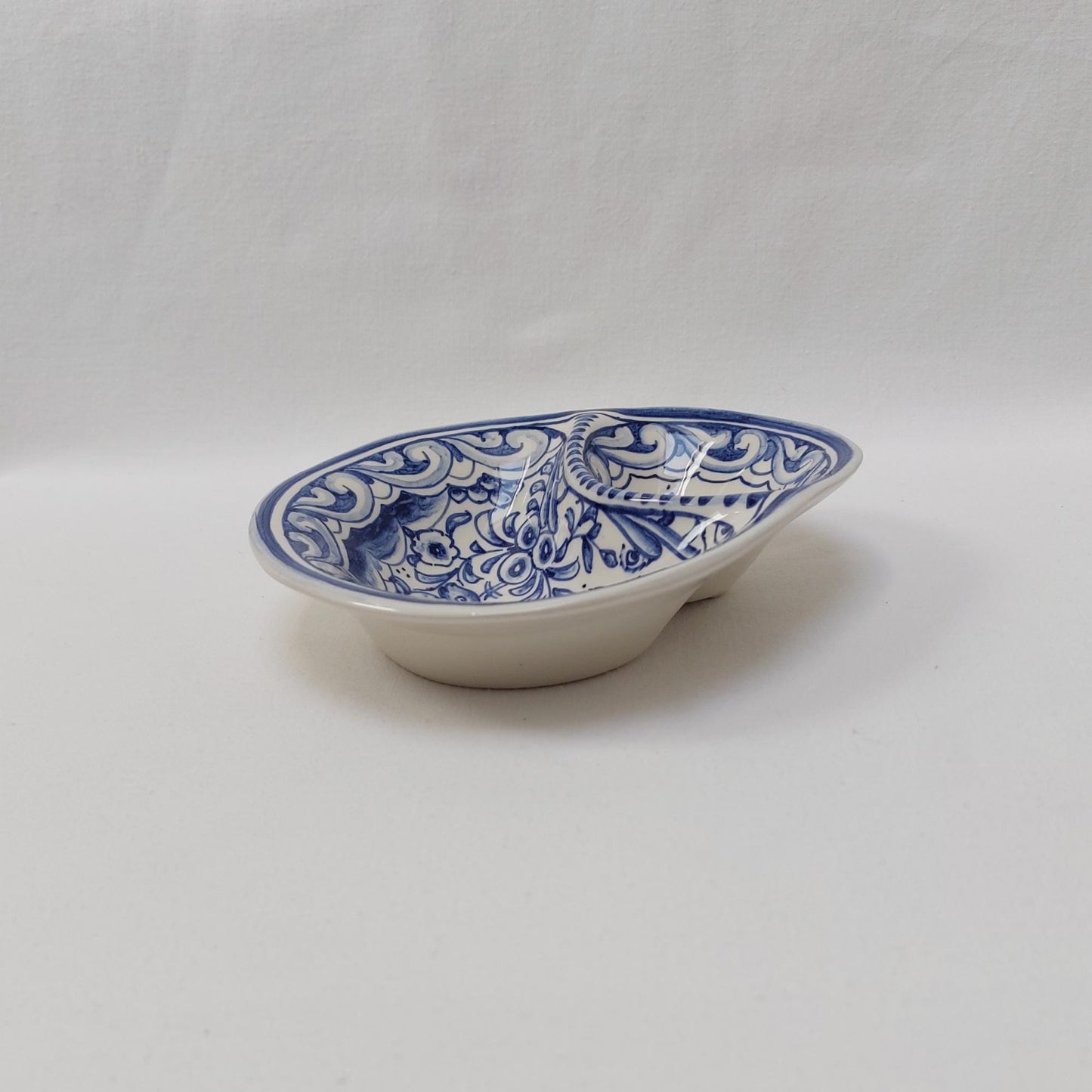 Portuguese Ceramic Olive Dish, Coimbra Design, Appetizer Plate