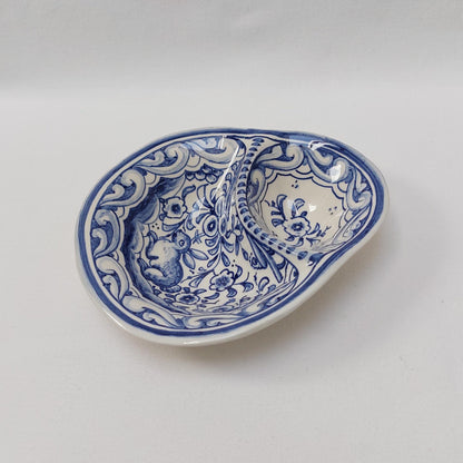 Portuguese Ceramic Olive Dish, Coimbra Design, Appetizer Plate