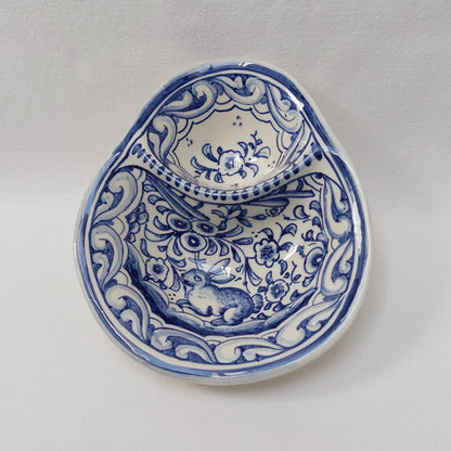 Portuguese Ceramic Olive Dish, Coimbra Design, Appetizer Plate