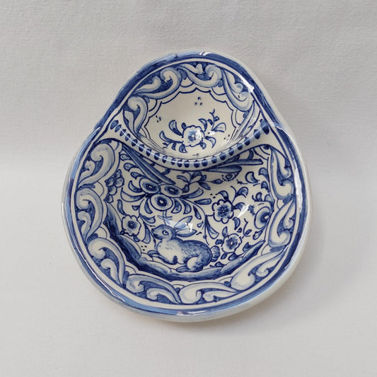 Portuguese Ceramic Olive Dish, Coimbra Design, Appetizer Plate