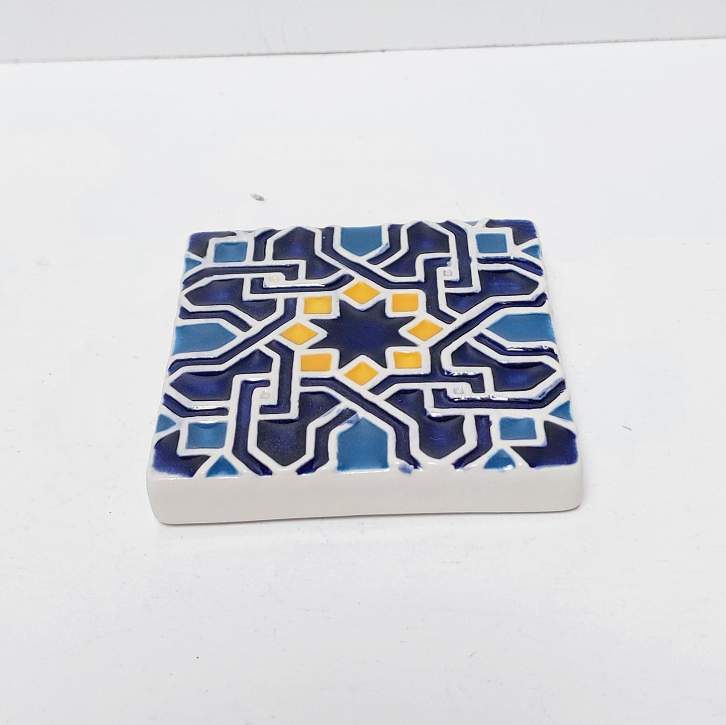 Hand-Painted Portuguese Tile Murals, Authentic Azulejo (Set of 4)