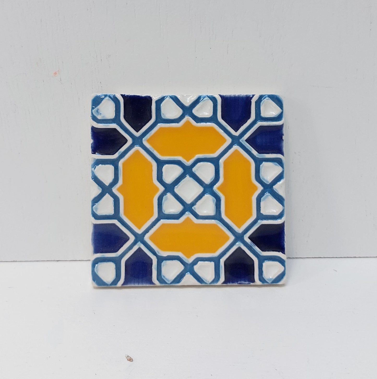 Hand-Painted Portuguese Tile Murals, Authentic Azulejo (Set of 4)