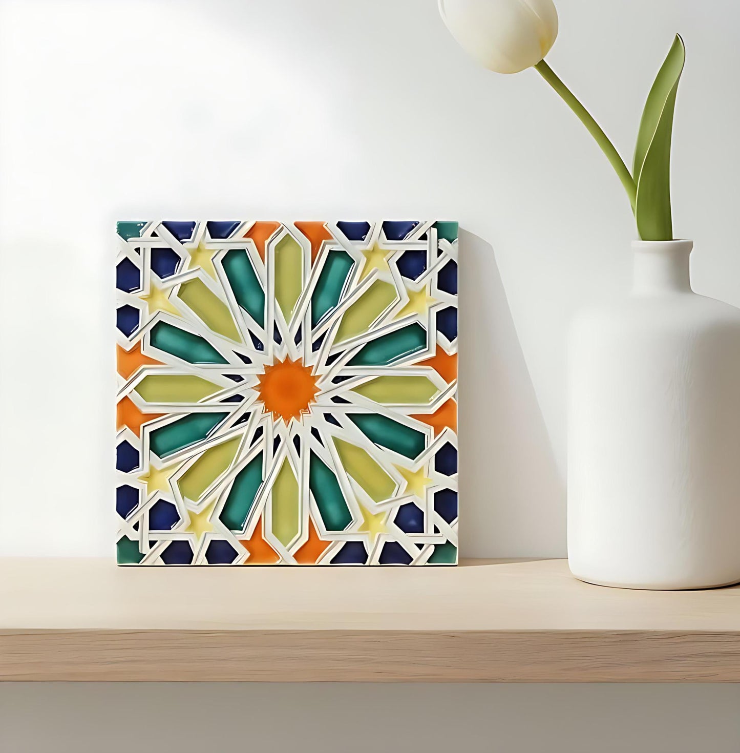 Portuguese Ceramic Tiles, Wall Art, Ceramic Tiles Hand Painted, Gifts for Christmas, Portuguese Art, Ceramics, Decorative Ceramic Tile