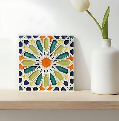 Portuguese Ceramic Tiles, Wall Art, Ceramic Tiles Hand Painted, Gifts for Christmas, Portuguese Art, Ceramics, Decorative Ceramic Tile