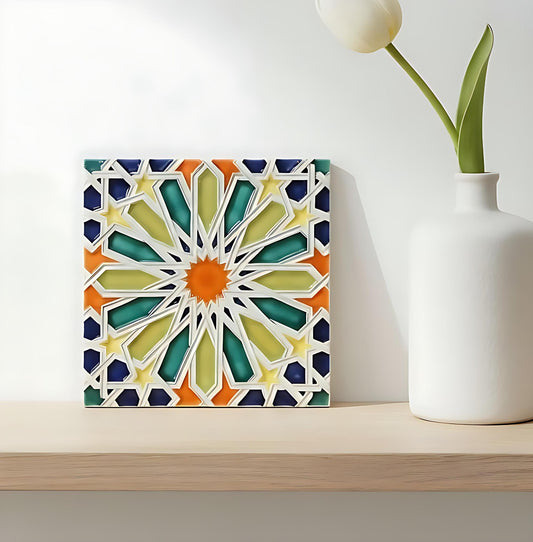 Portuguese Ceramic Tiles, Wall Art, Ceramic Tiles Hand Painted, Gifts for Christmas, Portuguese Art, Ceramics, Decorative Ceramic Tile