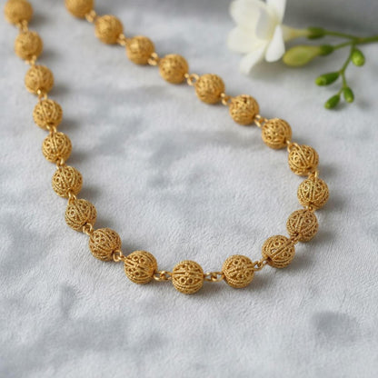 Viana Bead Necklace: Portuguese Filigree Jewelry