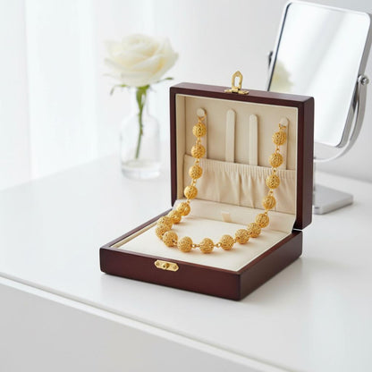 Viana Bead Necklace: Portuguese Filigree Jewelry