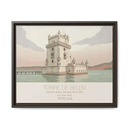 Belem Tower Portugal Art Print, UNESCO World Heritage Canvas