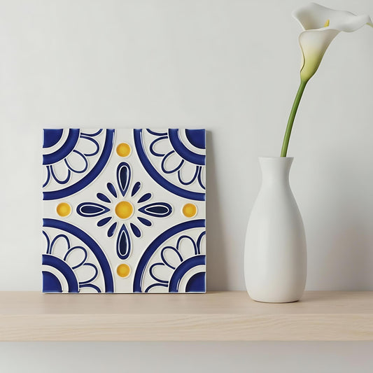 Portuguese Ceramic Tiles, Wall Art, Ceramic Tiles Hand Painted, Gifts for Christmas, Portuguese Art, Ceramics, Decorative Ceramic Tile