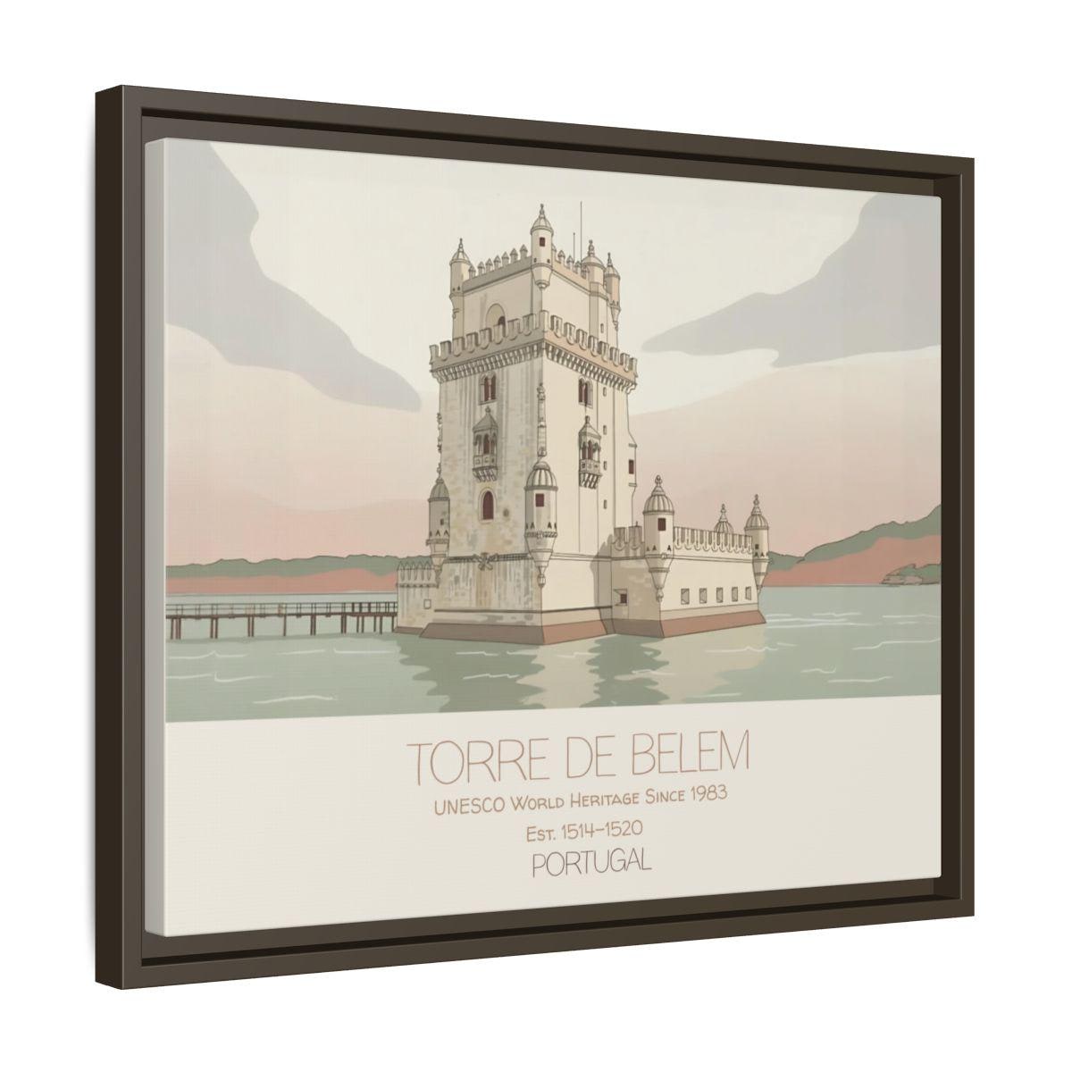 Belem Tower Portugal Art Print, UNESCO World Heritage Canvas