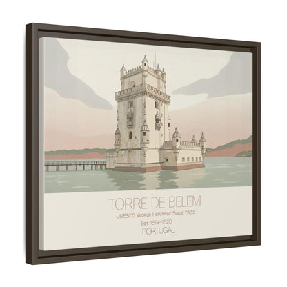 Belem Tower Portugal Art Print, UNESCO World Heritage Canvas