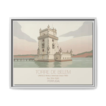 Belem Tower Portugal Art Print, UNESCO World Heritage Canvas