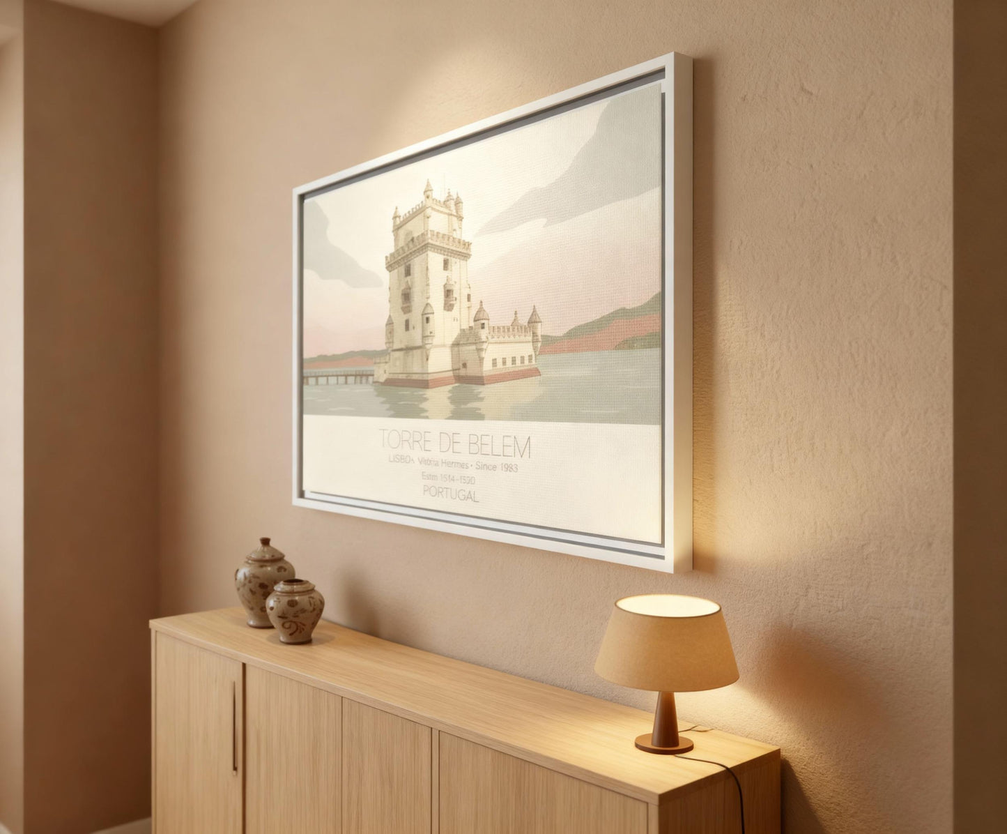 Belem Tower Portugal Art Print, UNESCO World Heritage Canvas