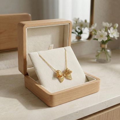 Portuguese Filigree Jewelry Necklace in Gold-Plated Stainless Steel | Jewelry Gift for Her