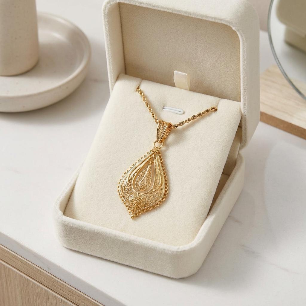 Portuguese Necklace "Princesa" Traditional Jewelry | Portugal Gifts for Christmas,Her , for Mother