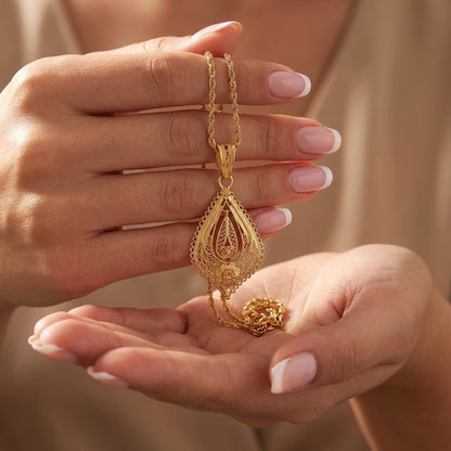 Portuguese Necklace "Princesa" Traditional Jewelry | Portugal Gifts for Christmas,Her , for Mother